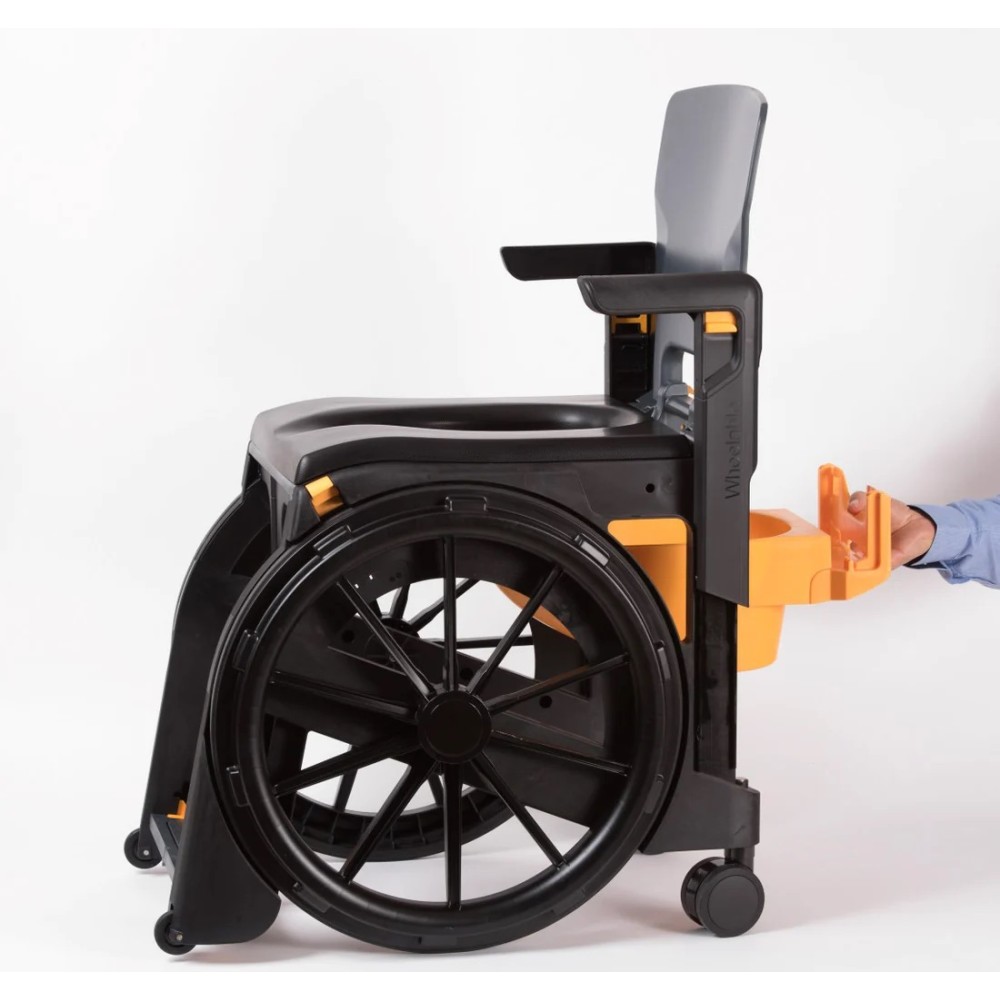 Wheelable shower online chair